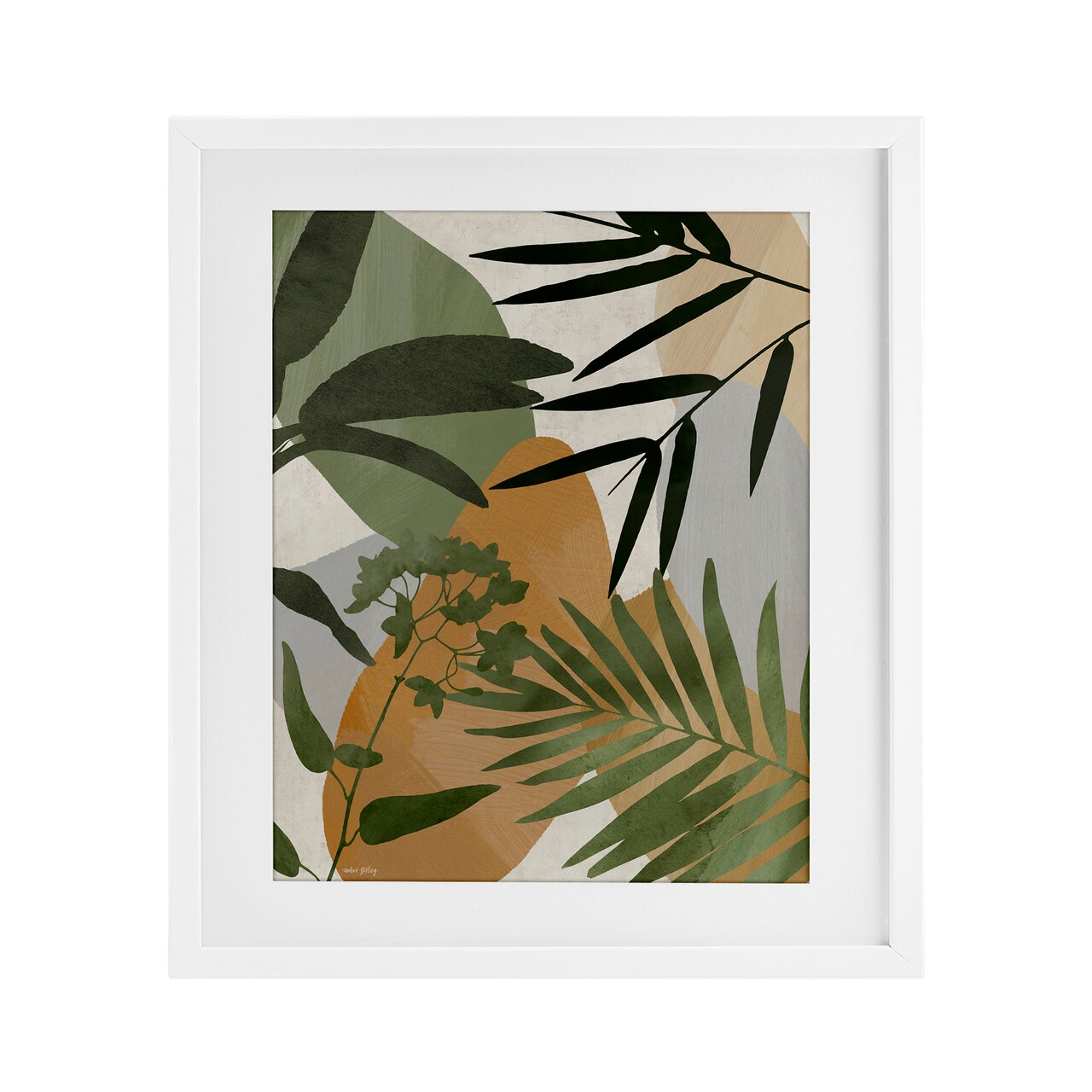 Stupell Industries Rustic Earth Tone Botanicals Framed Print Under Glass, design by Amber Sterling